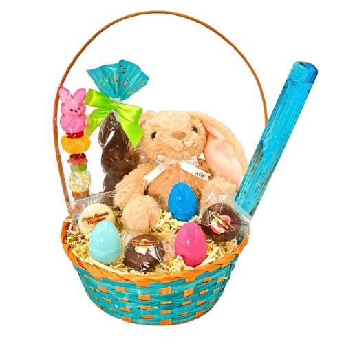 Kids Easter Basket with personalized Easter Bunny